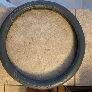 Steering Wheel Cover. Color: Gray